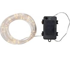 Star Tuby Lichterkette, Kunststoff, Transparet/Schwarz, 5 m