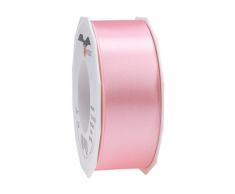 Präsent - SATIN Geschenkband - hellrosa - 25-m-Rolle 40 mm