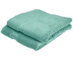 Pinzon Handtücher-Set, Pima-Baumwolle (2 Handtücher) - Farbton Mineral Green