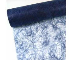 25m Sizoflor Â® Original Tischband TischlÃ¤ufer Tischdeko Faserseide 30cm / 300mm, Farbe:dunkelblau