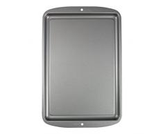 PME CSB113 Antihaftbeschichtetes kleines Backblech 331 x 229 mm, Edelstahl, Silver, 37.5 x 24.5 x 1.6 cm