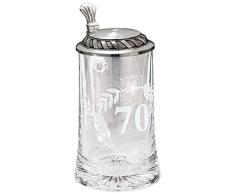 Artina Bierkrug, transparent, Höhe 18 cm