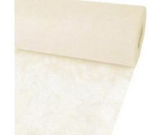 25m Sizoflor Â® Original Tischband TischlÃ¤ufer Tischdeko Faserseide 30cm / 300mm, Farbe:weiÃ