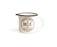 Excelsa Premium Quality Milchkännchen, Eisen Emaille, Creme