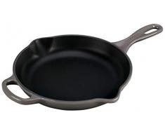 Le Creuset Signature Gusseisen Brat- und Servierpfanne, Rund, Ø 23 cm, Für alle Herdarten inkl. Induktion geeignet, Flint