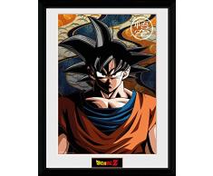 Dragonball Z Poster im Rahmen Son Goku 45 x 34 cm