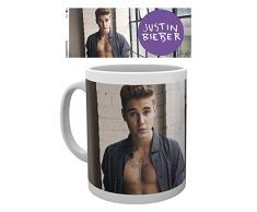empireposter Justin Bieber - Shirt - Keramik Tasse - Größe Ø8,5 H9,5 cm