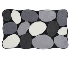 Kleine Wolke 8972926360 Badteppich Stone , 60 x 100 cm, schwarz