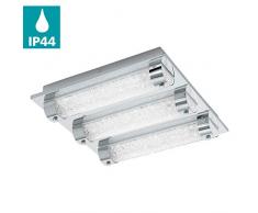 EGLO TOLORICO Wand- / Deckenleuchte, Edelstahl, 7 W, chrom