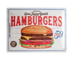 Nostalgic-Art 23240 USA - Hamburgers, Blechschild 30x40 cm