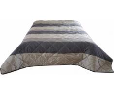 Linder Bergame 0906/28/947/230 Tagesdecke, 250 x 230 cm, Polyester, Braun/Beige