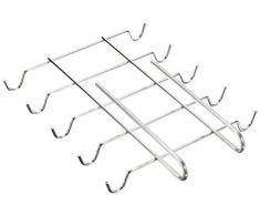 Wenko 2748130100 Schrankeinsatz Tassenhalter - für 10 Tassen, Chrom, 28 x 5 x 22 cm