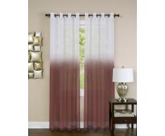 Achim Home Furnishings Essense Tülle Fenster Vorhang Panel, Burgund, 52 x 63-inch