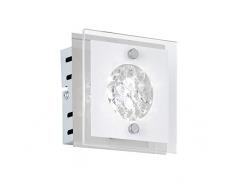 WOFI Wandleuchte, 1-flammig Reims 1 x LED / 4 W, 12 x 7 x 12 cm, 3000 k, 320 lm, Energieeffizenzklas