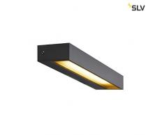 SLV PEMA WL, LED Outdoor Wandaufbauleuchte, IP54, antracite, 3000K Leuchte, Aluminium, 7.7 W, anthrazit
