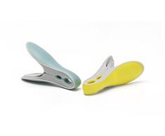Brabantia 105425 Wäscheklammern in gelb/minz-grün, Plastik, 30 x 20 x 10 cm