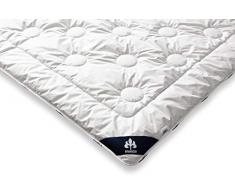 Badenia Bettcomfort Steppbett Irisette Yakhaar Duo Winterdecke, 200 x 200 cm, weiß