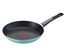 Tefal B39706 Pastel Colors Bratpfanne, antihaftversiegelt, inklusive Thermo-Spot, 28 cm, blau