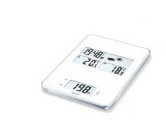 Beurer KS 80 KÃ¼chenwaage (5 in 1 Waage mit integrierter Wetterstation, Uhrzeit, Weckfunktion und Timer)
