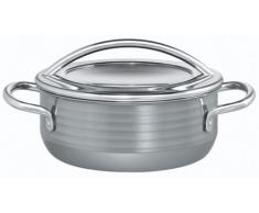 Silit Vision Kochtopf 20cm, Metalldeckel, Bratentopf 2,4l, Silargan Funktionskeramik, Topf Induktion, grau