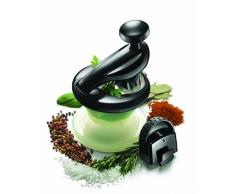 IBILI Easycook Gewürzmühle, Kräutermühle, Pfeffermühle, Salzmühle in Einem, 22 cm Höhe, für Handbetrieb