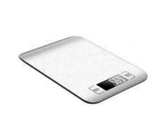 Mia KW 7006 Elektronische Küchenwaage Edelstahl (LCD, 60 x 28 mm, Edelstahl, Edelstahl)