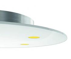 Evotec SUN LED Deckenleuchte, rund / 2700K / 5x6,4W / 3000 Lumen, Aluminium/Glas, 32 W, Transparent, Small