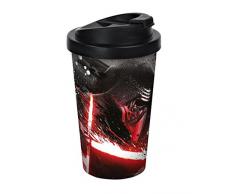 Star Wars, Episode VII, Kylo Ren Coffee to go Becher, Kunststoff, Mehrfarbig, 9 x 9 x 17 cm