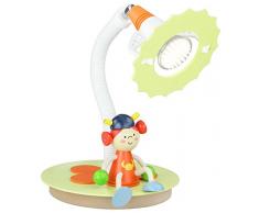 Elobra Tischleuchte, Holz, E14, lindgrün, 35 x 20 x 20 cm