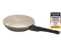 Rohe Germany 202132-20 Bratpfanne Visiona 20 cm mit Keramikbeschichtung, Aluminium, Beige, 1-2 Personen