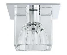 Paulmann 920.18 Quality EBL Set Glassy Cube 3x10W 230/12V Niedervolt 83mm Klar/Chrom 92018 Spot Einbaustrahler Einbauleuchte