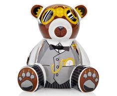 Ritzenhoff 2590014 Mini Teddy Bär A. Olabuenaga H12 Bank Spardose, Porzellan, bunt, 7,5 x 9,5 x 10,5 cm