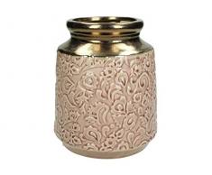 Vase - Keramik - Rosa - 16,5x16,5x19,5cm