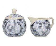 London Pottery JY18LT46 Milchkännchen und Zuckerdose aus Steinzeug