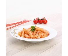 Holst Porzellan PAR 123 Teller tief 23 cm Reliefform Paris, 6 Einheiten, Porzellan