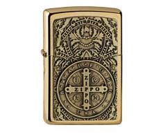 Zippo Feuerzeug, Messing, Gold, One Size