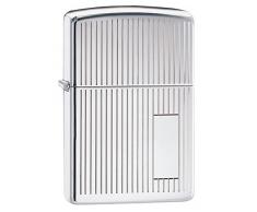 Zippo Feuerzeug Chrome Polished with Panel