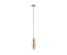 EGLO PONTEVEDRA Hängeleuchte, Stahl, 3 W, nickel-matt