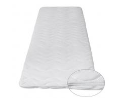 Frankenstolz F.a.n Visco Topper VS, Polyester, Weiß, 140 x 200 cm