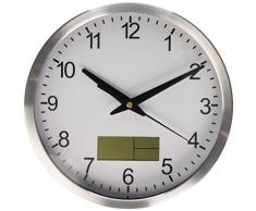 Blinky 95870-10 Analoge Wanduhr, Rund, Durchmesser 25 cm