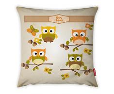 Bonamaison Dekorativ Kissenhülle, Kissenbezug, Zierkissenbezug, Wohnkultur, Für Sofa, Kaffeestube, Größe: 45X45 cm - Entworfen und hergestellt in der Türkei