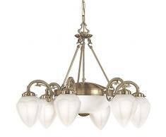 EGLO IMPERIAL Hängeleuchte, Metallguss, E14, 60 W, brüniert