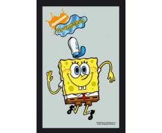 empireposter - Spongebob - Bob Twist - GrÃ¶Ãe (cm), ca. 20x30 - Bedruckter Spiegel, NEU - Beschreibung: - Bedruckter Wandspiegel mit schwarzem Kunststoffrahmen in Holzoptik -