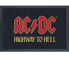 Rockbites Design 1012507610 Fußmatte, Polyamid, Schwarz, 40 x 60 cm