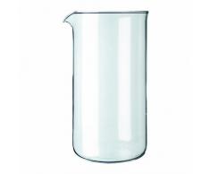 Bodum 1503-10, Ersatzglas für Kaffeekolben 3 Tassen, Transparent, 0,35 Liter