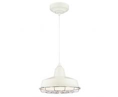Westinghouse 6104240 Pendelleuchte, A+, Metall, 13 W, weiß, 30.8 x 30.8 x 156.2 cm