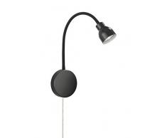 Fischer&Honsel Kevin Bettleuchte, Metall, 10 W, schwarz