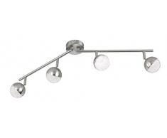 Action Spot, Acryl, Integriert, 18 W, Nickel Matt, 78 x 9 x 17 cm