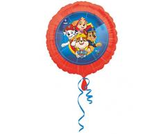 amscan 3910801 Rote Paw Folienballons – 1 Stück, Sc:Paw Patrol 2018, S