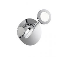 WOFI 4217.02.01.6000 A+, Spot, Metall, 4 watts, Integriert, Chrom, 15 x 11 x 8 cm